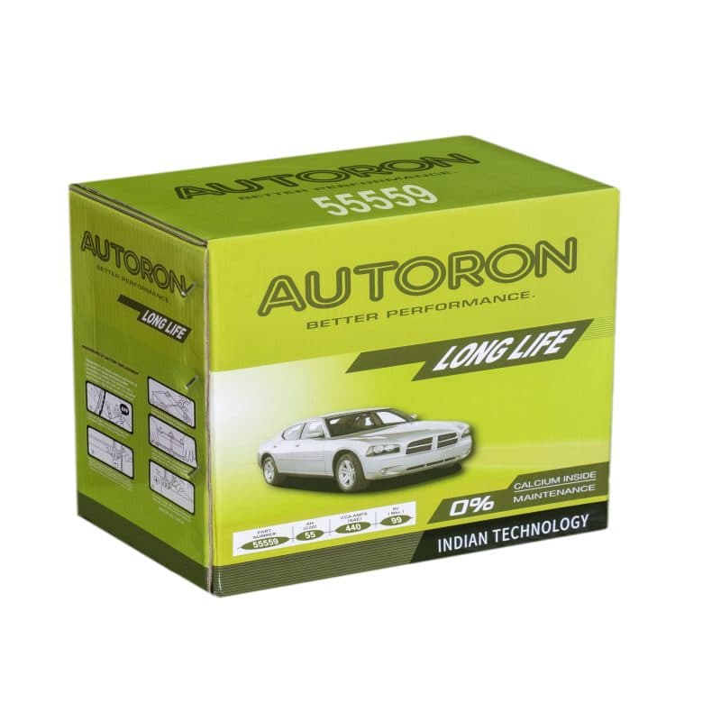 بطارية سيارة Autoron 55559 بقوة 55Ah | للسيارات الأوروبية والآسيوية