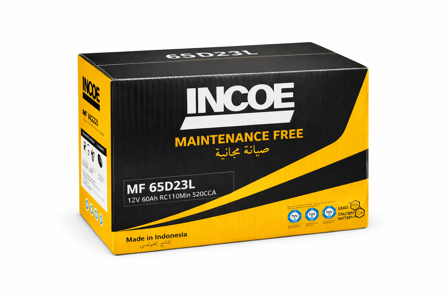 بطارية سيارات INCOE 55D23L/ 55D23R