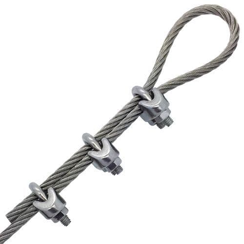 Stainless Steel Wire Rope Grips / Clips