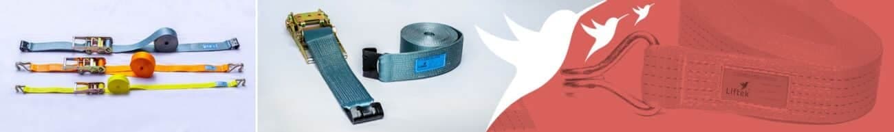Liftek Cargo Lashing Belts – Heavy-Duty, UAE-Made, 100% Polyester